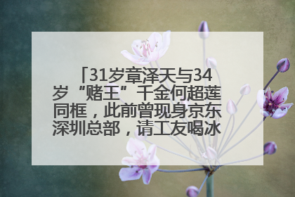 31岁章泽天与34岁“赌王”千金何超莲同框，此前曾现身京东深圳总部，请工友喝冰饮，点了300多杯