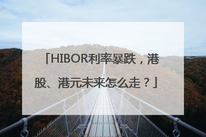 HIBOR利率暴跌，港股、港元未来怎么走？