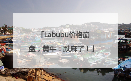 Labubu价格崩盘，黄牛：跌麻了！